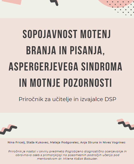 Nov priročnik za učitelje in izvajalce DSP